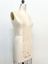 Ecru Cotton Lace Applique for Front Top Long